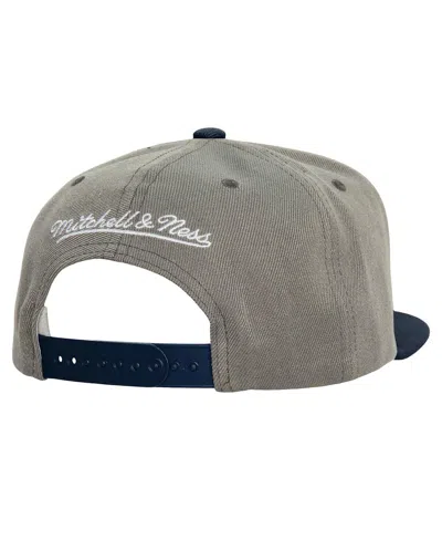 Mitchell & Ness Men's Gray New York Yankees Cooperstown Collection Basic Flip Snapback Hat