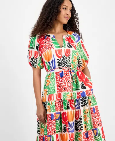 Julia Jordan Midi Dress In Multi