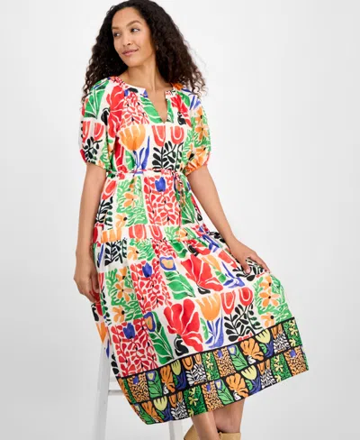 Julia Jordan Midi Dress In Multi