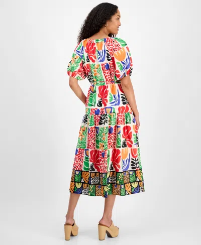 Julia Jordan Midi Dress In Multi