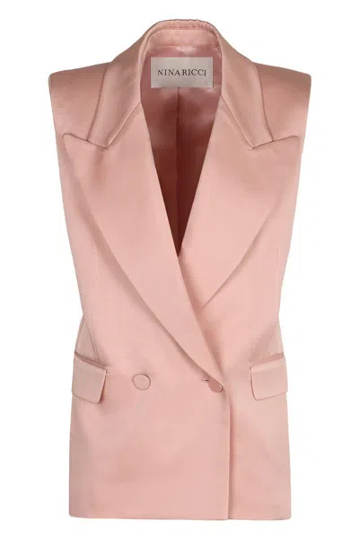 Shop Nina Ricci Double-breasted Waistcoat