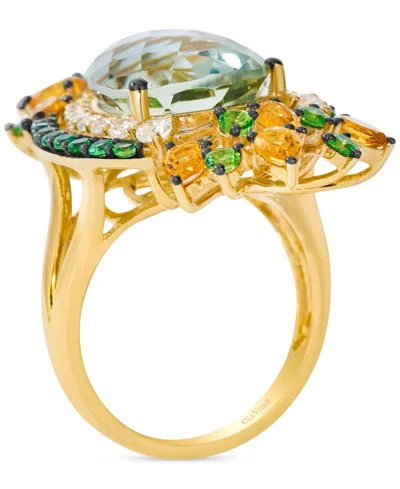 Le Vian Multi-gemstone Statement Ring (10-3/8 Ct. T.w.) In 14k Yellow Gold