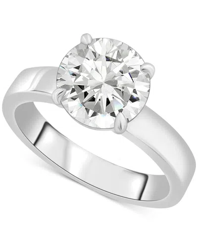 Macy's Gsi Certified Diamond Solitaire Engagement Ring (2 Ct. T.w.) In 14k White Or Yellow Gold