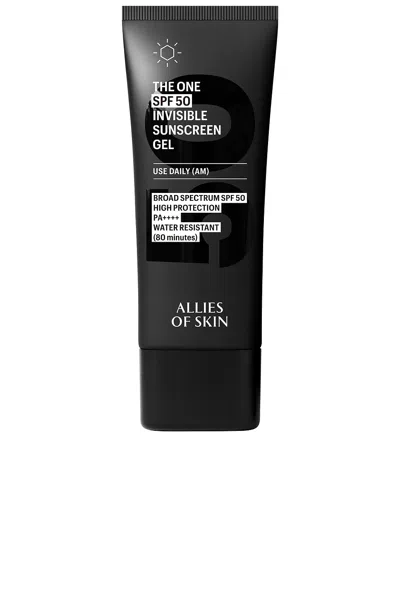 Allies Of Skin The One Spf 50 Invisible Sunscreen Gel 20ml In Black