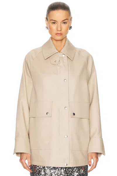 Brandon Maxwell The Celine Oversized Cotton Jacket