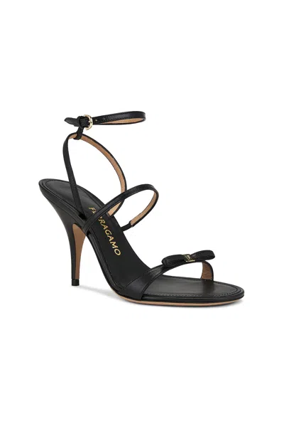 Ferragamo Strappy Sandal With Mini Bow