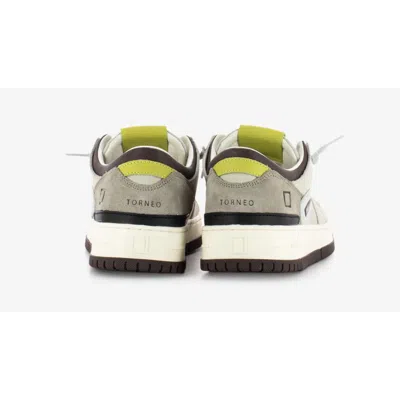 Date Beige Leather Sneaker