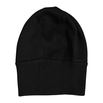 Dolce & Gabbana Black #dgloveslondon Knitted Beanie Men's Hat