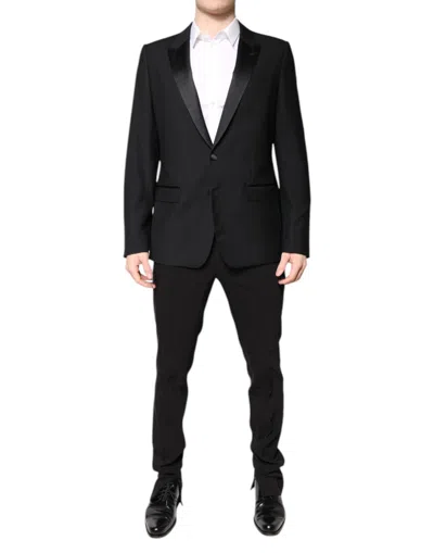 Dolce & Gabbana Multicolor Polyester Jacquard 2 Piece Suit