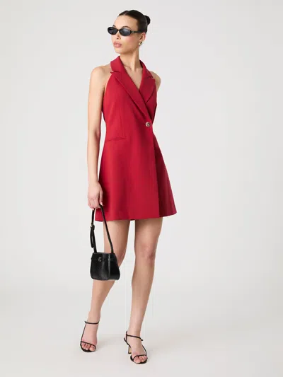 French Connection Whisper Halter Neck Blazer Minidress