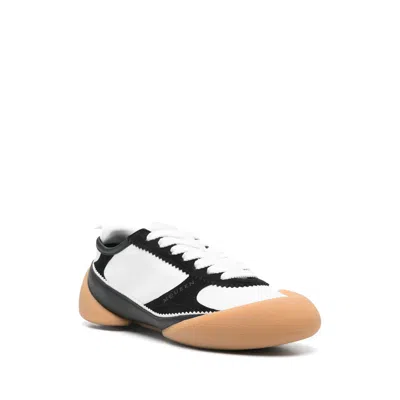 Alexander Mcqueen Oversized Calfskin Sneakers With Distinctive Rounded Sole In Multi