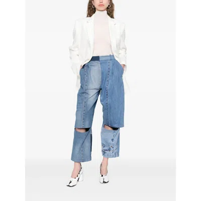 Junya Watanabe Single-breasted Jacket In Sequinned Satin
