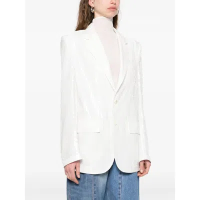 Junya Watanabe Single-breasted Jacket In Sequinned Satin