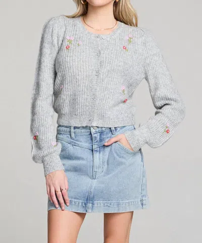 Saltwater Luxe Valeria Sweater In Heather Grey