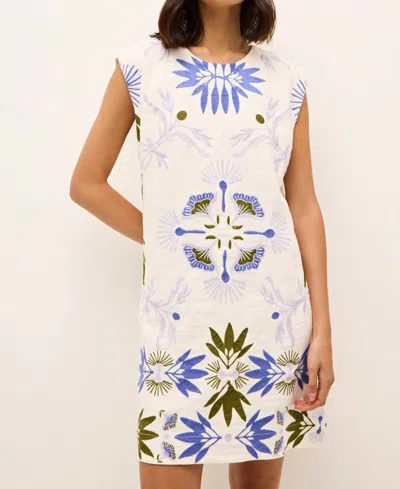 Marie Oliver Yvette Embroidered Shift Dress