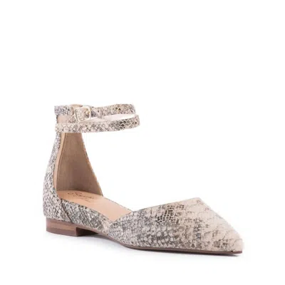 Seychelles What A Girl Wants Ankle Strap Pointed Toe Flat In Brown