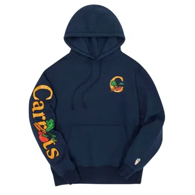 Carrots Men's  Wordmark Hooded Sweatshirt In Navy
