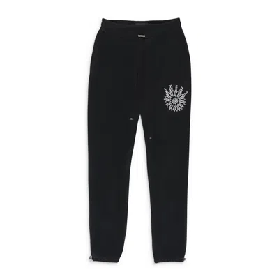 Amiri Crystal Stick Poke Black Sweatpants