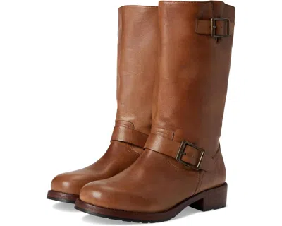 Free People Women's Ride Or Die Engineer Boot In Burnt Caramel
