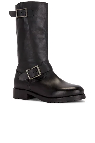 Free People Women's Ride Or Die Engineer Boot In Black