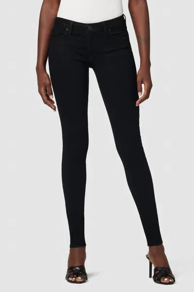 Hudson Jeans Nico Mid-rise Straight In Black