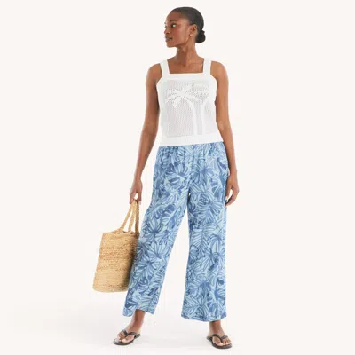 Nautica Womens Chambray Pull-on Pant