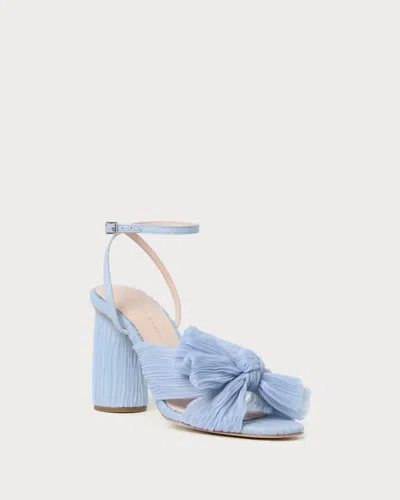 Loeffler Randall Women's Camellia Pleated Bow Heels In Blue