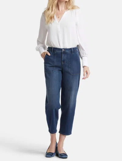 NYDJ RELAXED UTILITY ANKLE JEAN IN WELLSPRING 