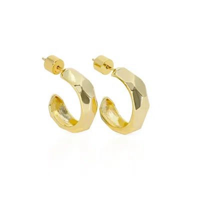Jackie Mack Designs Women's Small Sunrise Hoops In Gold