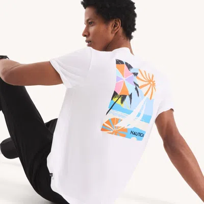 Nautica Mens Keep Calm Graphic T-shirt