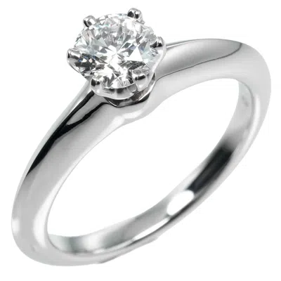 Pre-owned Tiffany & Co Platinum 950 Band Ring () In Multi