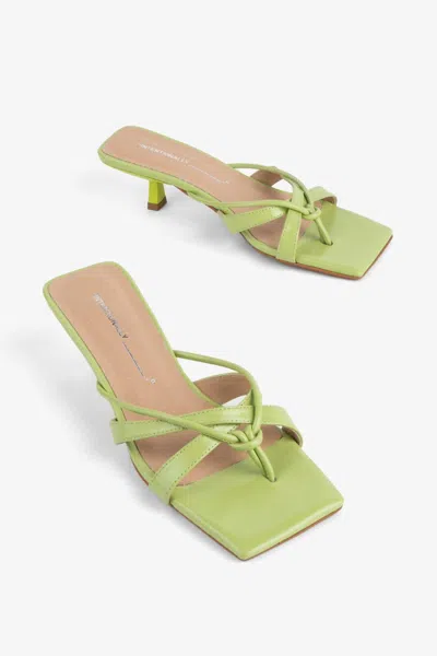 Intentionally Blank Eli Thong Kitten Heels
