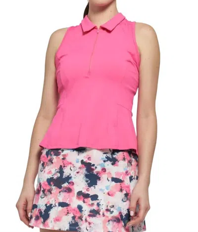 Lija Engage Polo In Prism Pink