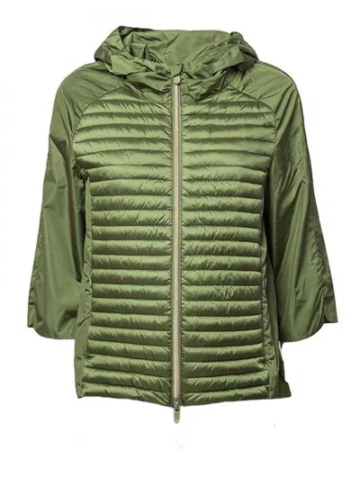 Save The Duck - Irme14 Carolynn Coat Capp. 50000 Cactus Green D44170w