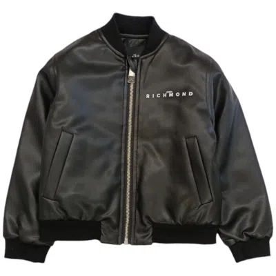 Richmond - Black Rba24172gbhb Eco-leather Jacket