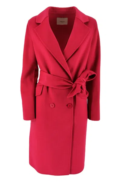 Twinset Twin-set Coats Fuchsia