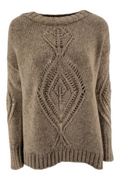 D Exterior D.exterior Sweaters Brown In Multi