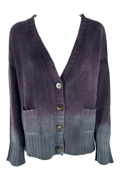 Base Milano Sweaters Dark Violet