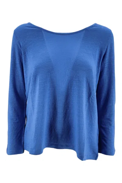 Base Milano T-shirts And Polos Light Blue