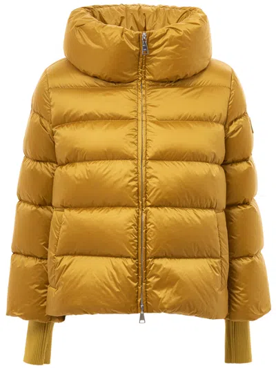 Add Gold Polyamide Coat In Gold
