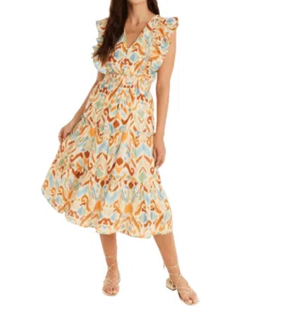 Allison New York Ellie Midi Dress In Multi