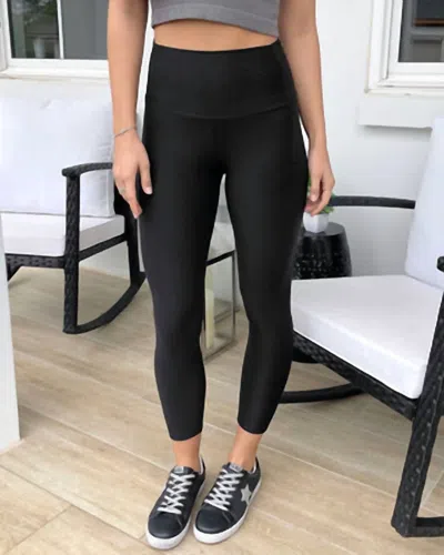 Grace & Lace Daily Pocket Cropped Leggings In Black