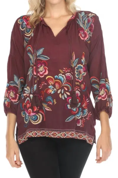 Johnny Was Zadonia Blouse Nemma In Fig