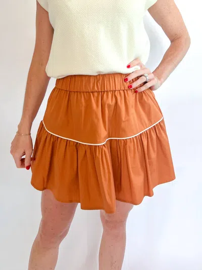 Crosby By Mollie Burch Willa Skort In Inca Gold