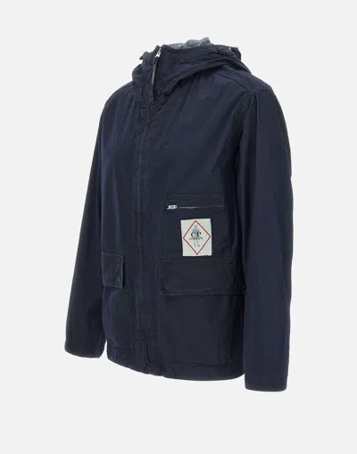 C.p. Company C.p.company Men Goggle 50 Yarns Jacket With Hood
