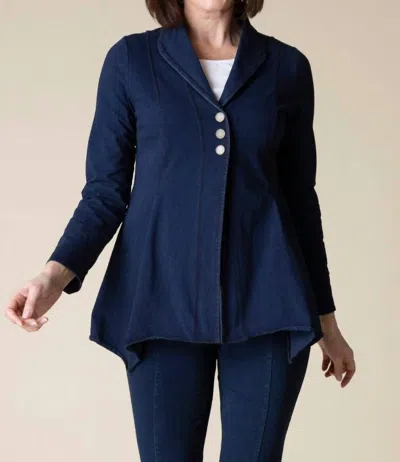 Habitat Stonewash Swing Jacket In Navy