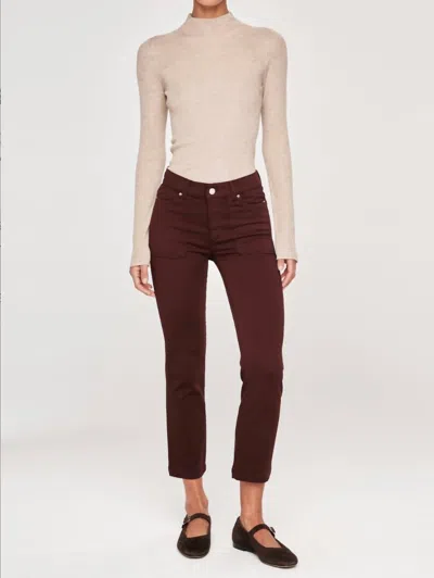 Dl1961 - Women's Mara Ankle Straight Leg Jean In Bark