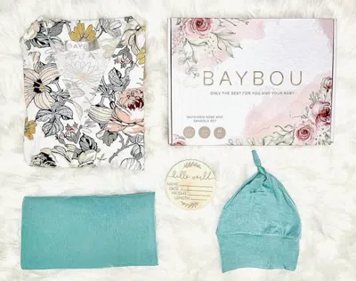 Baybou Robe And Swaddle Set 5-piece In Multi