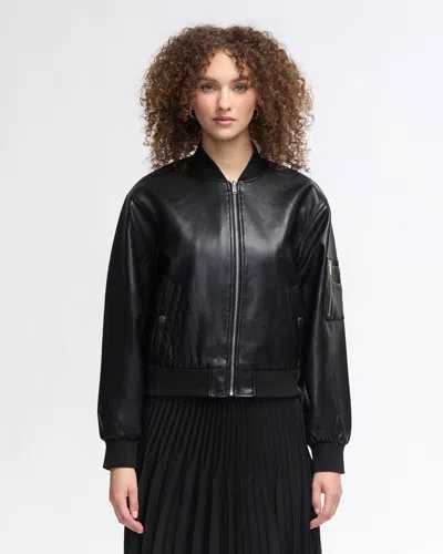 Nvlt Women's Faux Leather Bomber