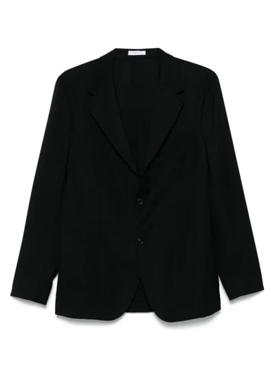 Boglioli Black Wool Single-breasted Jacket